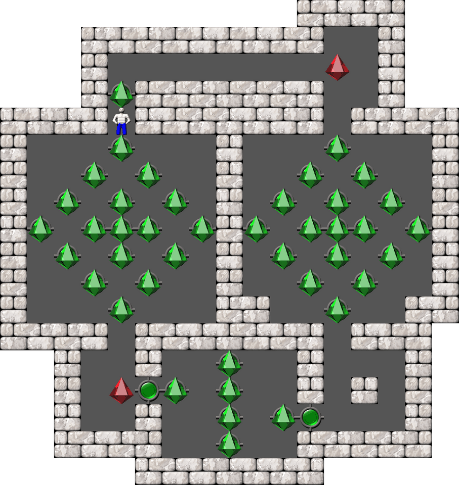 Сокобан Thinking Rabbit Arranged уровень 260